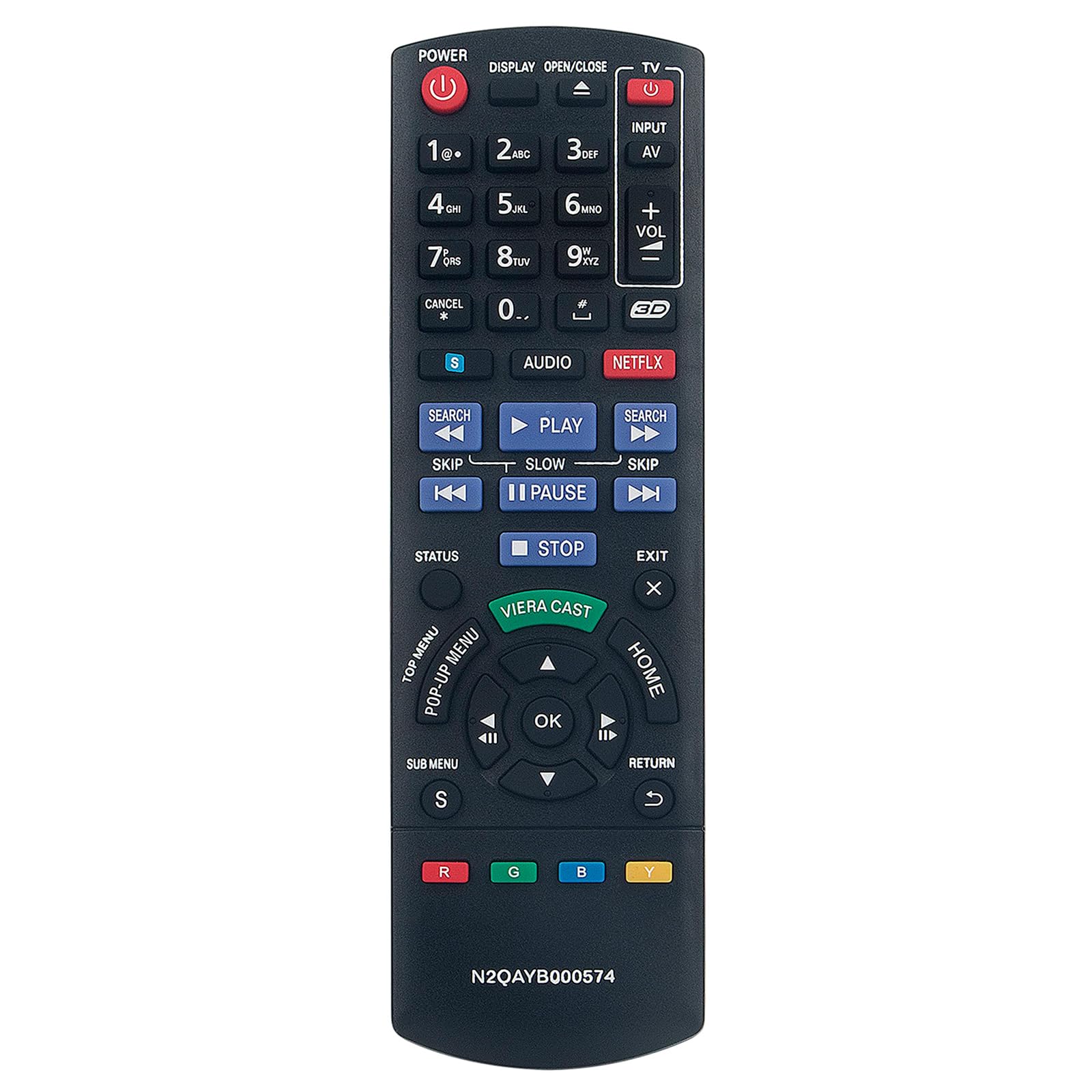 Amazon.com: New N2QAYB000574 Replaced Remote fit for Panasonic DMP